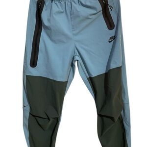 Nike Men's Joggers - Light Blue and Dark Green